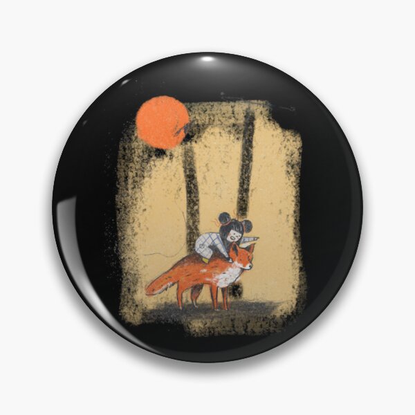 Item preview, Whimsical Girl Riding a Giant Red Fox Art designed and sold by Kristoftekent.