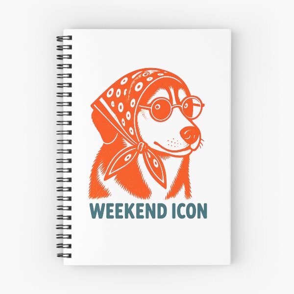 Item preview, Weekend Icon Retro Dog Babushka designed and sold by HBDStudio.