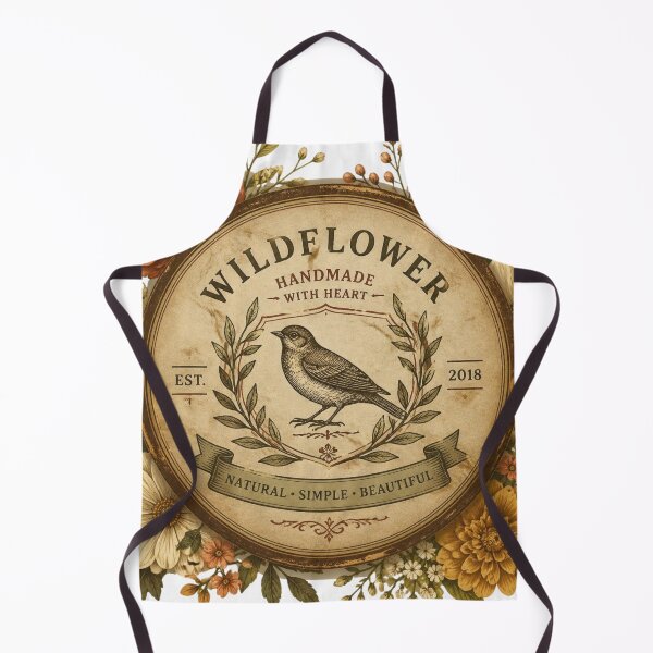 Item preview, Wildflower Handmade With Heart Emblem designed and sold by Designs By Ms Mal_Tas.