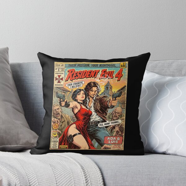 Item preview, Resident Evil 4 Ada and Luis Vintage Retro Comic Cover Art designed and sold by Back2Collage.