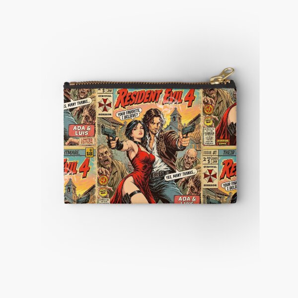 Item preview, Resident Evil 4 Ada and Luis Vintage Retro Comic Cover Art designed and sold by Back2Collage.