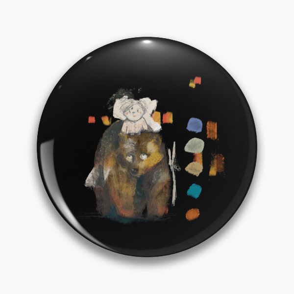 Item preview, Cute Boy Riding Giant Bear designed and sold by Kristoftekent.