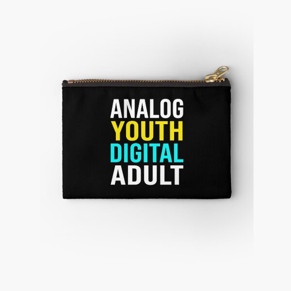 Item preview, Gen X Analog Youth Digital Adult Tee JUL-197 designed and sold by noberic.