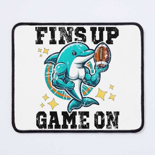 Item preview, Fins Up Game On - Football Dolphins Gift designed and sold by arantxase.