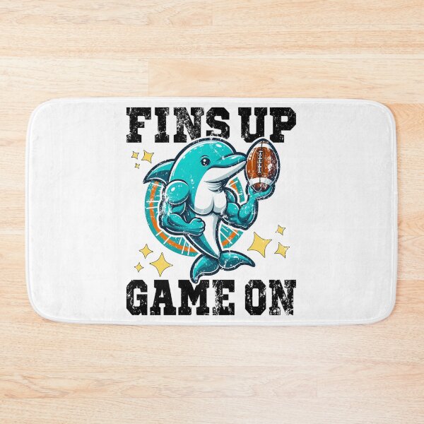 Item preview, Fins Up Game On - Football Dolphins Gift designed and sold by arantxase.