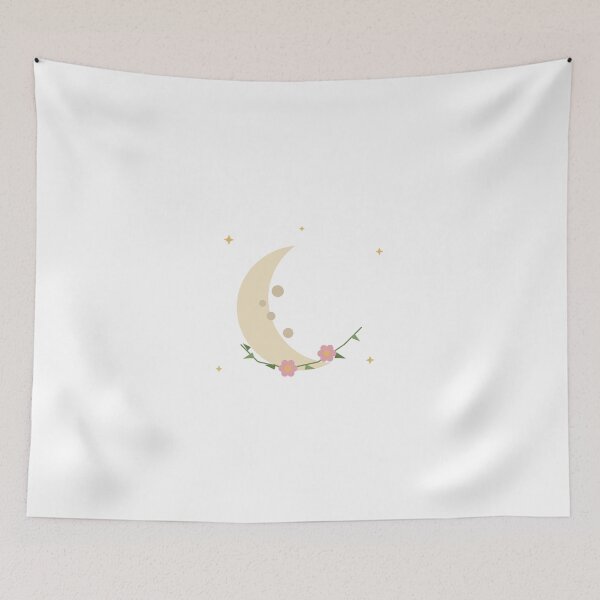 Item preview,  Crescent Moon Botanical Vine Art Print designed and sold by QuirkyCartel.