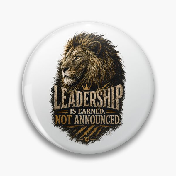 Item preview, Leadership Is Earned Not Announced designed and sold by Presshue.