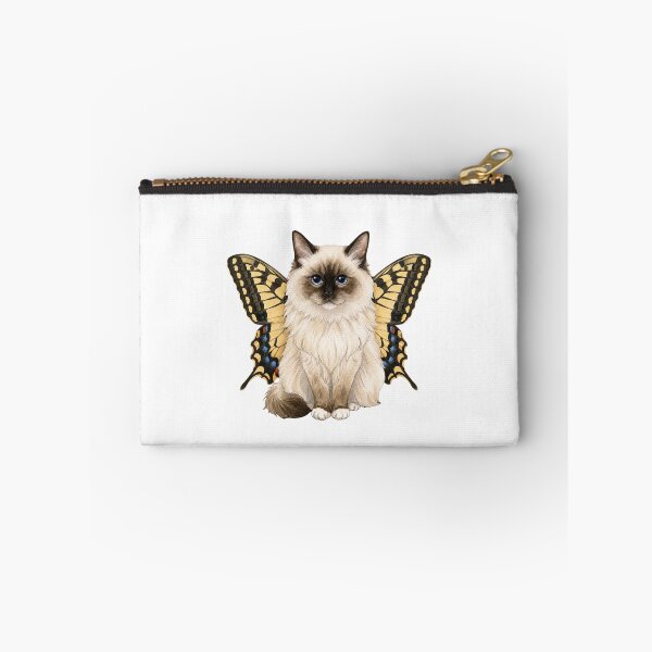 Item preview, Kawaii Butterfly Kitty | Ragdoll & Swallowtail Butterfly designed and sold by KittyClosetStore.