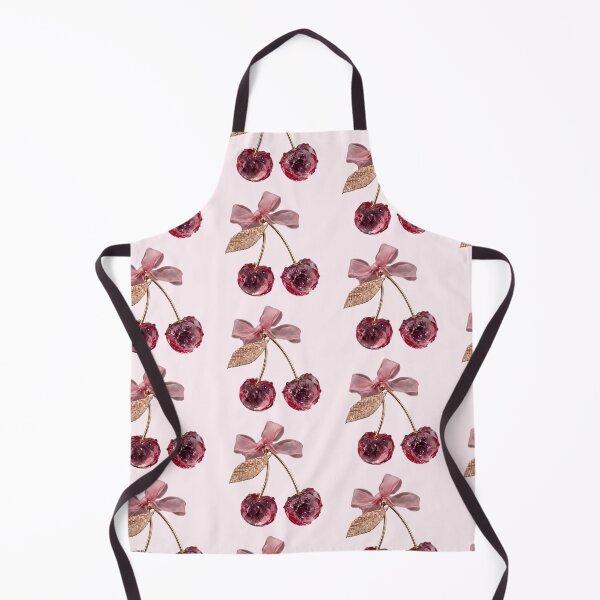 Item preview, Pink Crystalline Cherry with Bow - Coquette Aesthetic designed and sold by PoenyL1rosy.