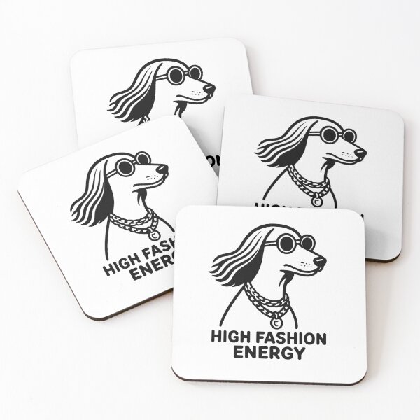 Item preview, High Fashion Energy Retro Dog designed and sold by HBDStudio.