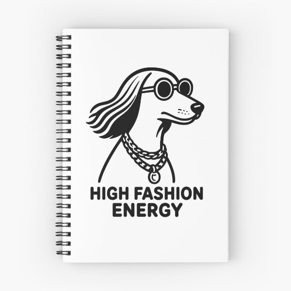 Item preview, High Fashion Energy Retro Dog designed and sold by HBDStudio.