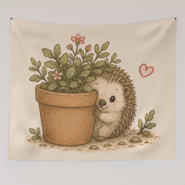 Item preview, Peekaboo Hedgehog designed and sold by MellowMunchkins.
