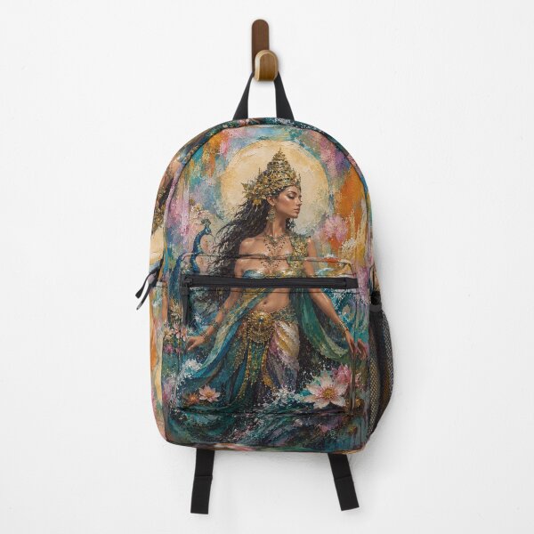 Item preview, Mystical goddess Nyai Loro Kidul painting. designed and sold by GalleryKauffeld.