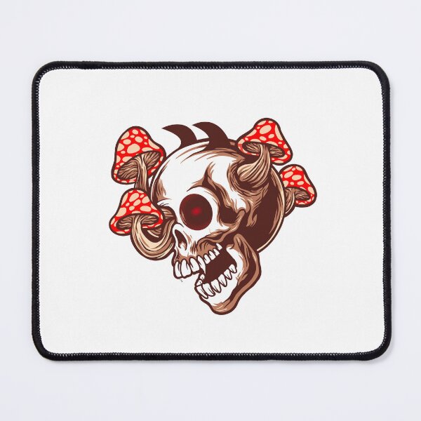 Item preview, Gothic Mushroom Skull Cottagecore Dark Academia Art designed and sold by vikyky.