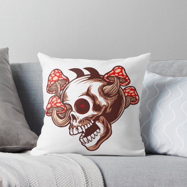 Item preview, Gothic Mushroom Skull Cottagecore Dark Academia Art designed and sold by vikyky.