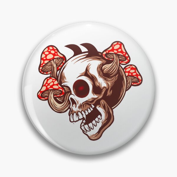 Item preview, Gothic Mushroom Skull Cottagecore Dark Academia Art designed and sold by vikyky.