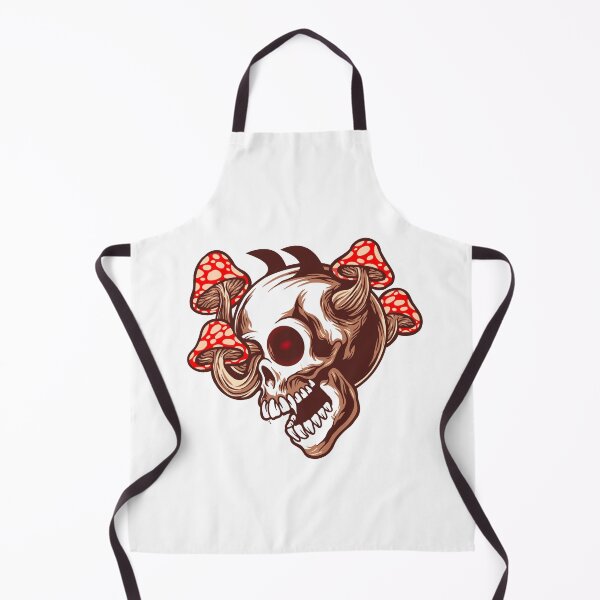 Item preview, Gothic Mushroom Skull Cottagecore Dark Academia Art designed and sold by vikyky.
