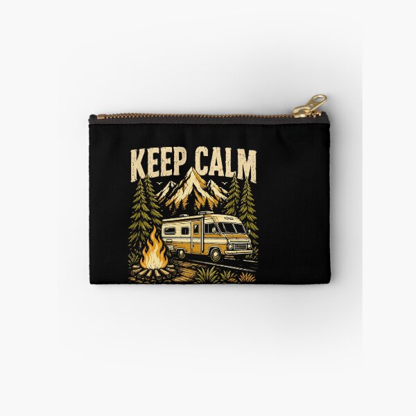 Item preview, Keep Calm And Camp On RV Camping Adventure Nature Lover Design designed and sold by msaloyach.