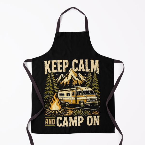 Item preview, Keep Calm And Camp On RV Camping Adventure Nature Lover Design designed and sold by msaloyach.