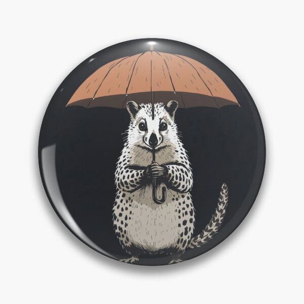 Item preview, Rainy Night Critter With Umbrella designed and sold by Designs By Ms Mal_Tas.