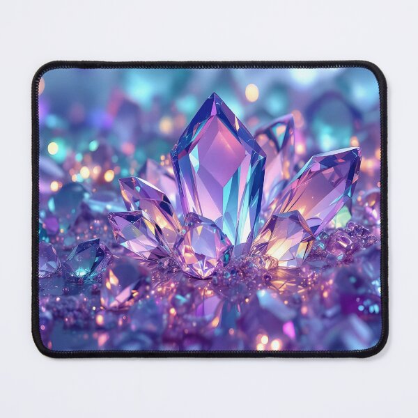 Item preview, Radiant Prism Crystal Glow 4K designed and sold by DreamyWallVibes.