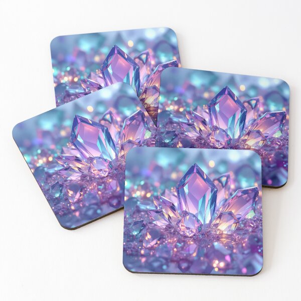 Item preview, Radiant Prism Crystal Glow 4K designed and sold by DreamyWallVibes.