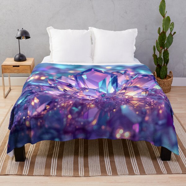 Item preview, Radiant Prism Crystal Glow 4K designed and sold by DreamyWallVibes.
