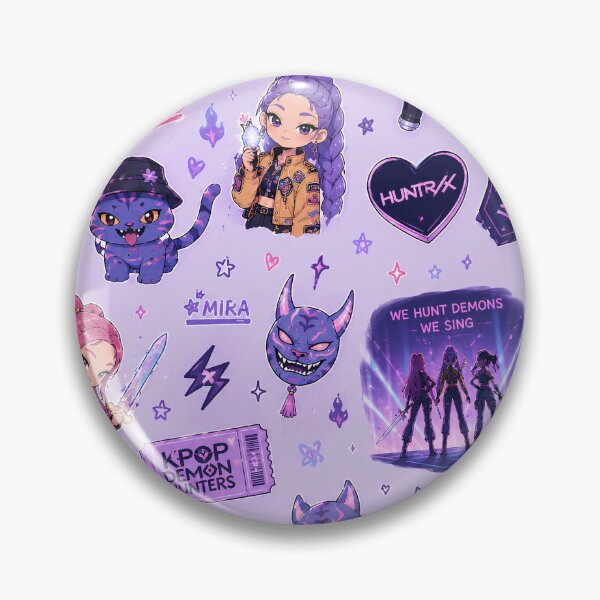 Item preview, Neon Demon Idol | Original Fantasy Pop Art | K-Pop Inspired Aesthetic designed and sold by flowerpower999.