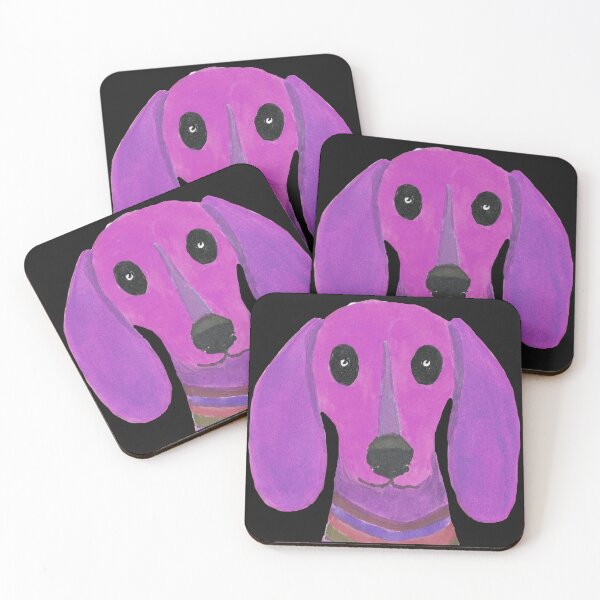 Item preview, Cute purple puppy designed and sold by Jill Brooke.