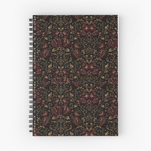 Item preview, The Velvet Pomegranate - Dark Aesthetic Gold & Ruby Luxury Sticker designed and sold by Saniyamirza07.