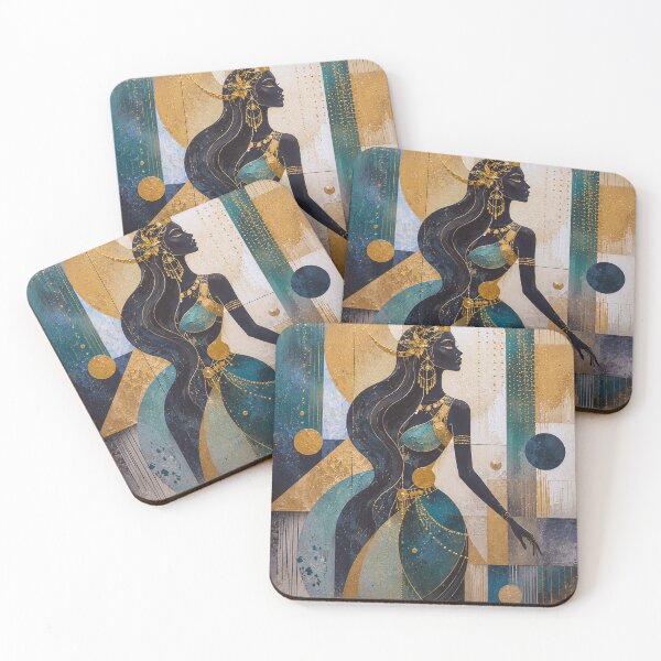 Item preview, Mystical goddess Nyai Loro Kidul painting. designed and sold by GalleryKauffeld.