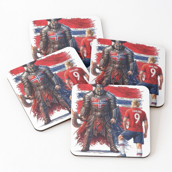Item preview, Norwegian Viking Demon Football Fantasy Art  Norse Warrior Inspired Poster designed and sold by Aekkaporn.