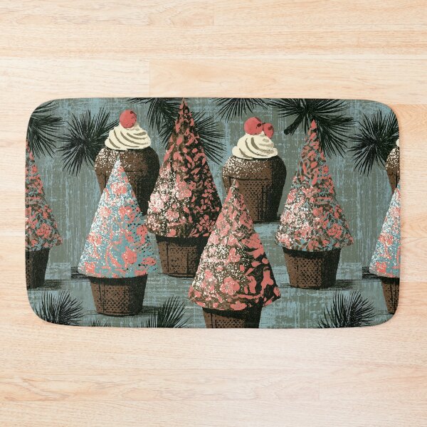 Item preview, Vintage Style Christmas Tree Cupcake Art designed and sold by colorful-white.