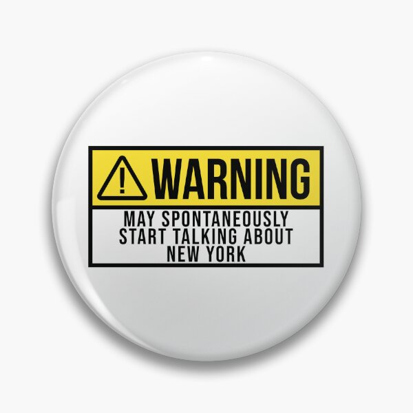 Item preview, New York Warning designed and sold by XCIV.