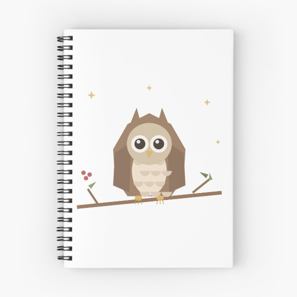 Item preview, Owl On Branch Night Botanical Art Print designed and sold by QuirkyCartel.