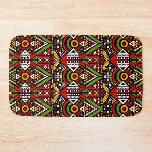 Item preview, Vibrant Tribal Ankara Kirikou Geometric Pattern | African Ethnic Seamless Print | Bold Afro Boho Design designed and sold by WheresMyMojo.