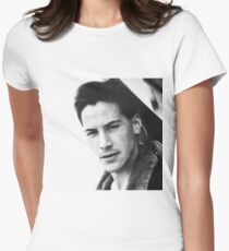 Camiseta entallada para mujer Keanu Reeves