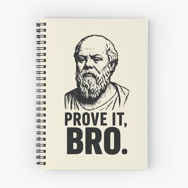 Item preview, Prove It, Bro. - Funny Socrates Philosophy Humor Design (Socrates Meme Collection). designed and sold by SaraSumi.