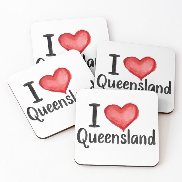 Item preview, I Love Queensland Australia  designed and sold by PamLeeDesign.