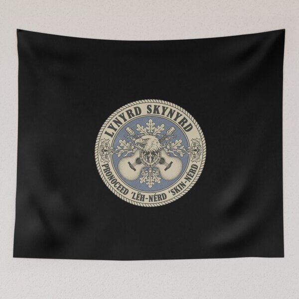 Item preview, Lynyrd Skynyrd Pronounced Leh-Nerd Skin-Nerd Eagle Guitar Badge designed and sold by Trantranpeter.