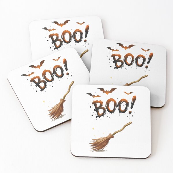 Item preview, Halloween Witch Broom BOO designed and sold by Ms. Iryna.