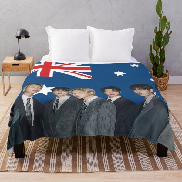 Item preview, BTS Australia - Perfect Tapestry Banner (ARIRANG) designed and sold by YOSHFRIDAYS.