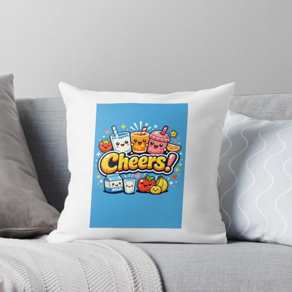 Item preview, Playful Kids Cheers – Bold Cartoon Drinks Celebration designed and sold by Remantkc.