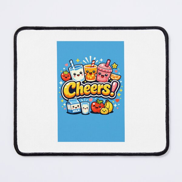 Item preview, Playful Kids Cheers – Bold Cartoon Drinks Celebration designed and sold by Remantkc.