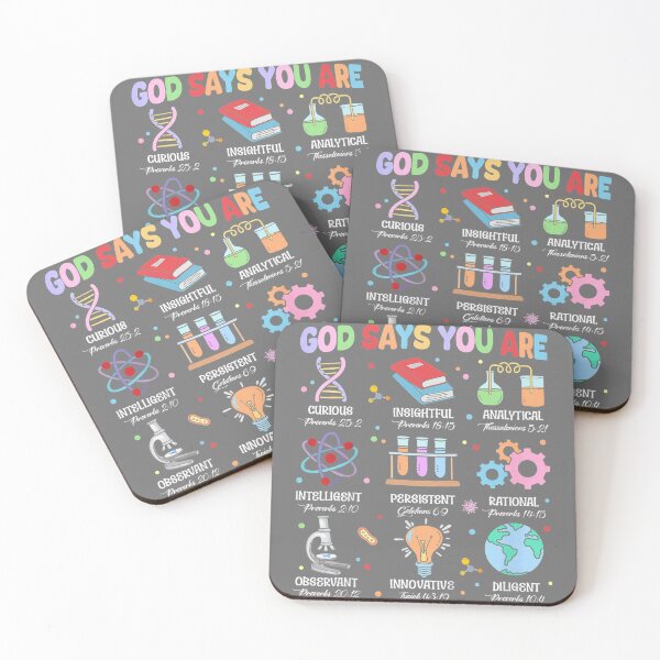 Item preview, Christian God Says I Am Bible Verse Science Biology Teacher designed and sold by KristineLi.