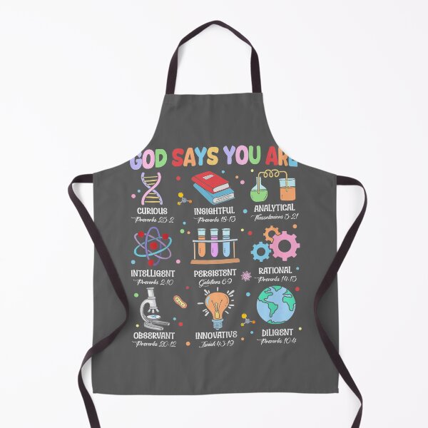 Item preview, Christian God Says I Am Bible Verse Science Biology Teacher designed and sold by KristineLi.
