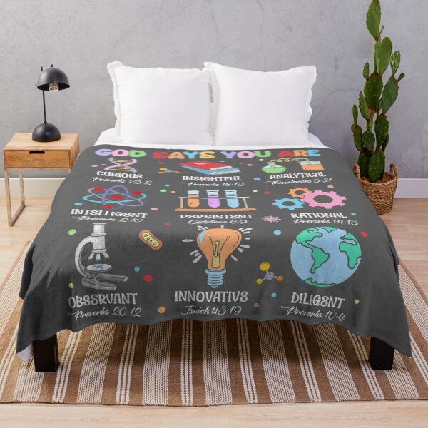 Item preview, Christian God Says I Am Bible Verse Science Biology Teacher designed and sold by KristineLi.