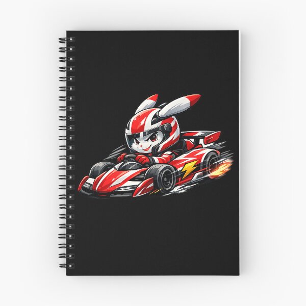 Item preview, Little Rabbit Race Car Driver designed and sold by FluffyGallery.