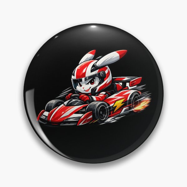 Item preview, Little Rabbit Race Car Driver designed and sold by FluffyGallery.