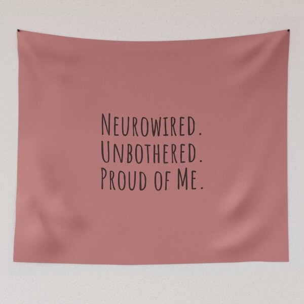 Item preview, Neurowired Unbothered Proud Neurodivergent ND Pride designed and sold by Notty DOT.